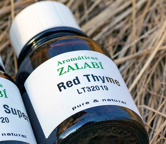 Aceite Esencial de Tomillo Rojo Español (Thymus Zygis) de Aromáticas Zalabí